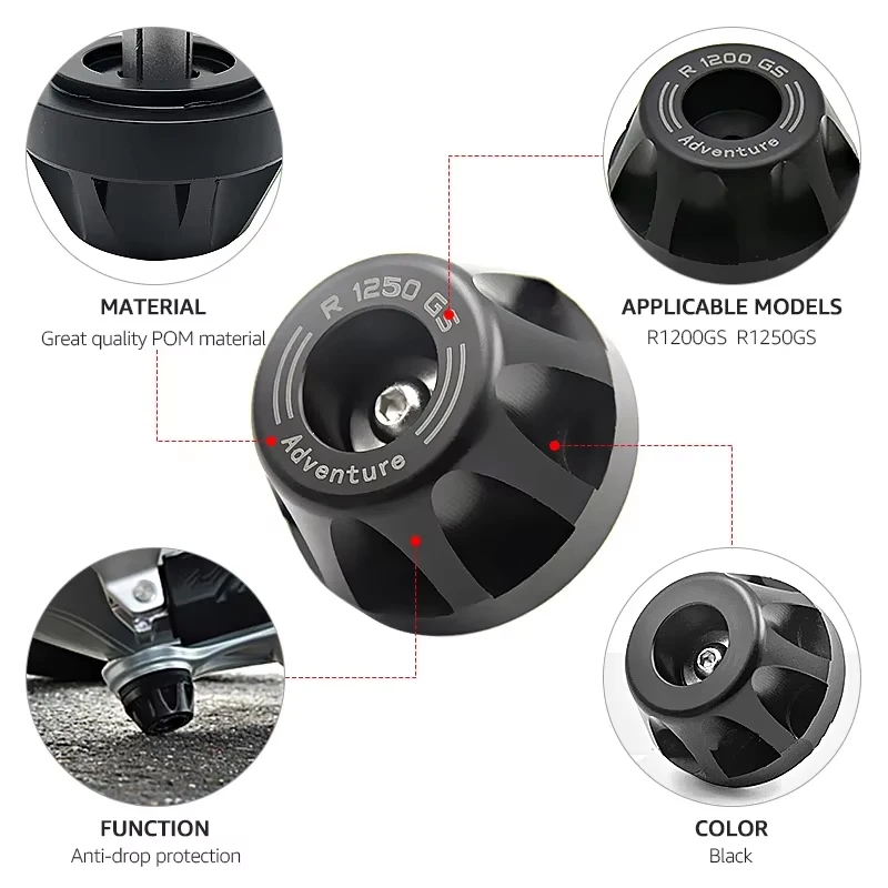 Motorcycle Crash Slider Protector for BMW R1250GS R1200GS R 1200R Final Drive Housing Guard Crash Protector Retrofit Accessories