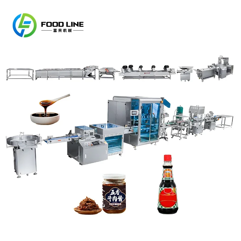 Food Grade Stainless Steel Oyster Sauce Production Line High Output Custom Oyster Sauce Production Line Customized