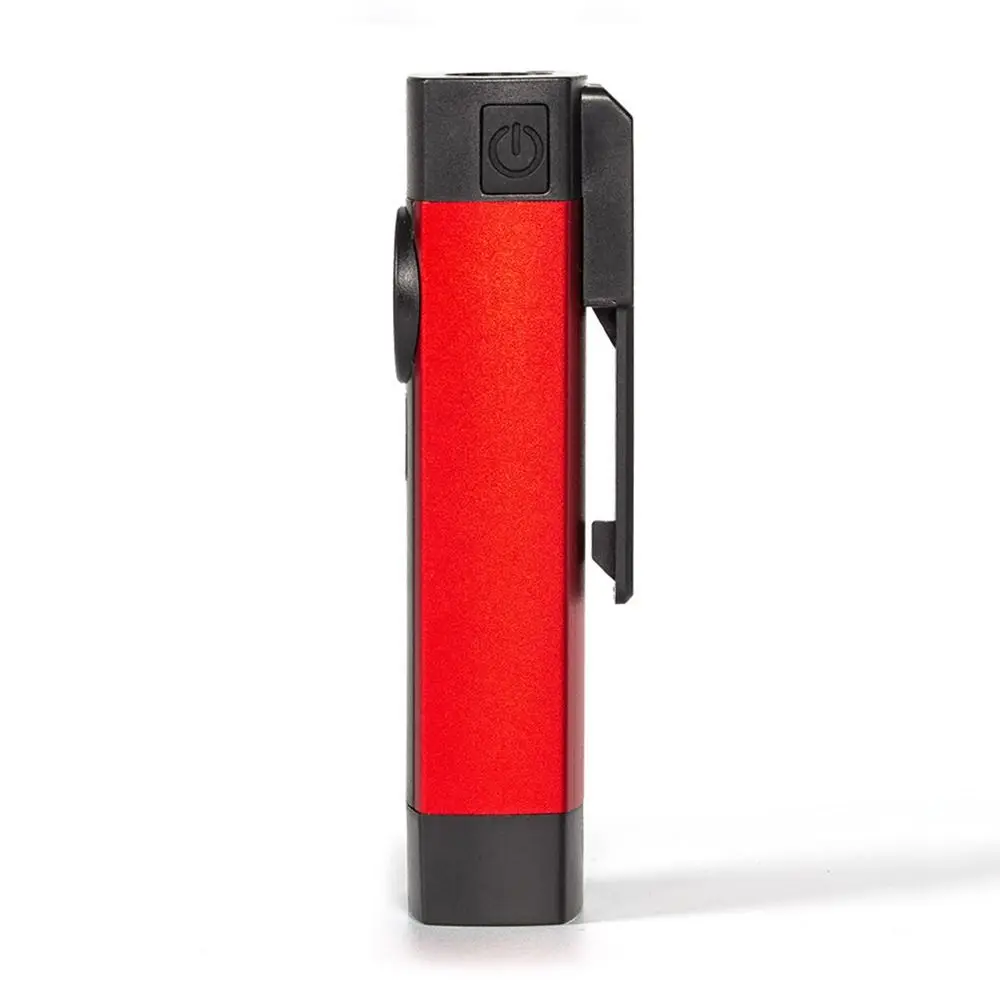 Ma Magneticgnetic Powerful Work Light Red / White Light Multi-purpose COB LED Flashlight USB Rechargeable 5-speed Repair Light