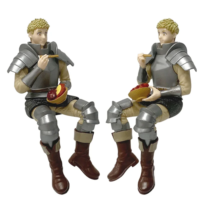 13-15cm delicioso en mazmorra Laios Marcille sentado figura de Anime modelo estatua colección de niños decoración de escritorio juguetes de adorno