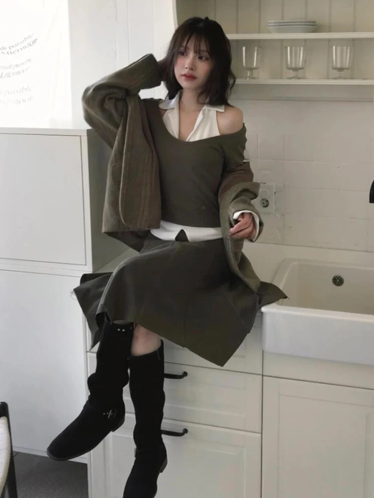 

Женская футболка American Sle Long Sve Spring Color Blo irt Slim Fit Ne Base irt Hot Girl ort Length Top