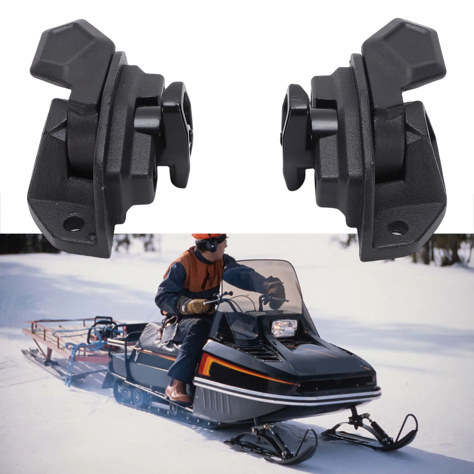 

Ski Rack Quick Release Kit 715008044 Metal Replacement for Ski-Doo Snowmobiles 2016–2025 Ski Rack Mounting Fastener Kit