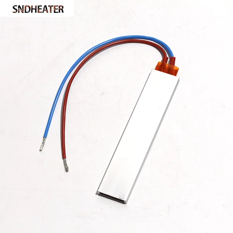 SNDHEATER 100x21x5mm 12V 24V 36V Heating Element PTC Heater Thermostat Heating Plate PTC With Aluminum Shell Heat Resistor 2pcs