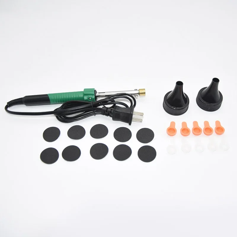 2sets TONER CARTRIDGE REFILL TOOL Driller ELECTRIC SOLDERING IRON Printer Maintenance Repair Hole Making Solder Kit