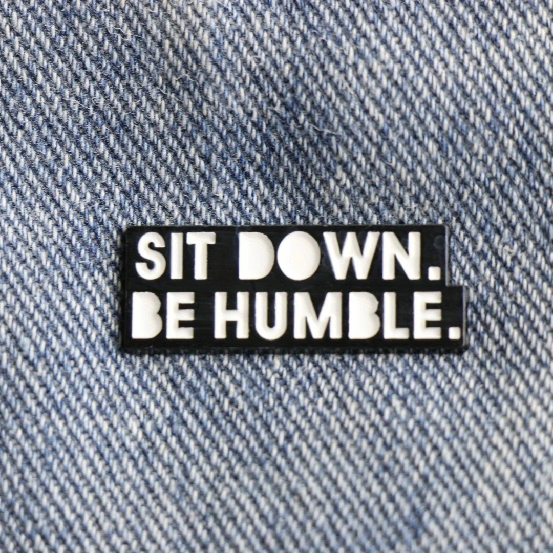 

Humorous phrase enamel pins, creative punk gothic lapel badges, backpack and clothing decorations, accessories.-Brooch