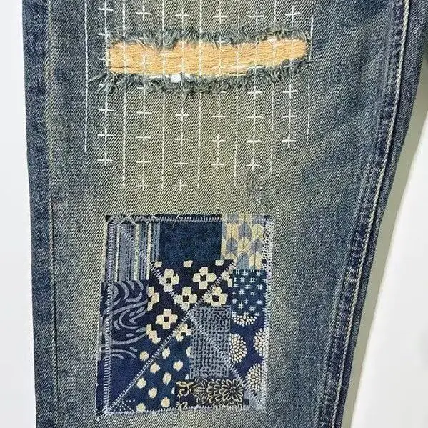 العصرية جينز رجالي فضفاض مستقيم مايكرو مخروط عالية الشارع هول التصحيح الراقية كاوبوي الربيع والخريف السراويل الأصلية الرجال