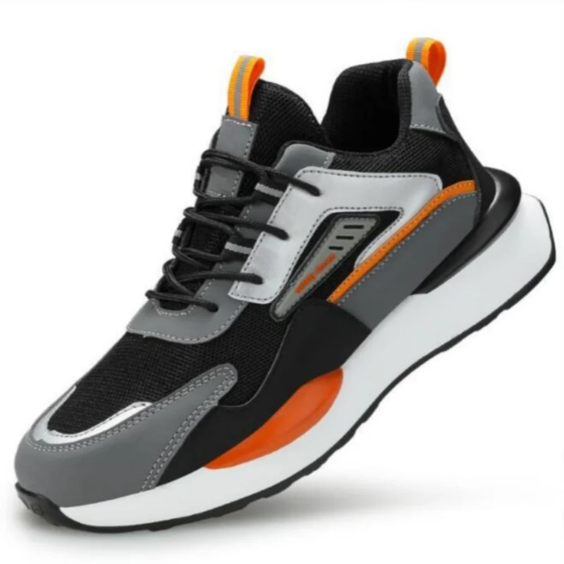 High Quality Indestructible Safety Shoes Men Work Sneakers Light Security Boots Men Puncture-Proof work Boots Steel Toe Shoes