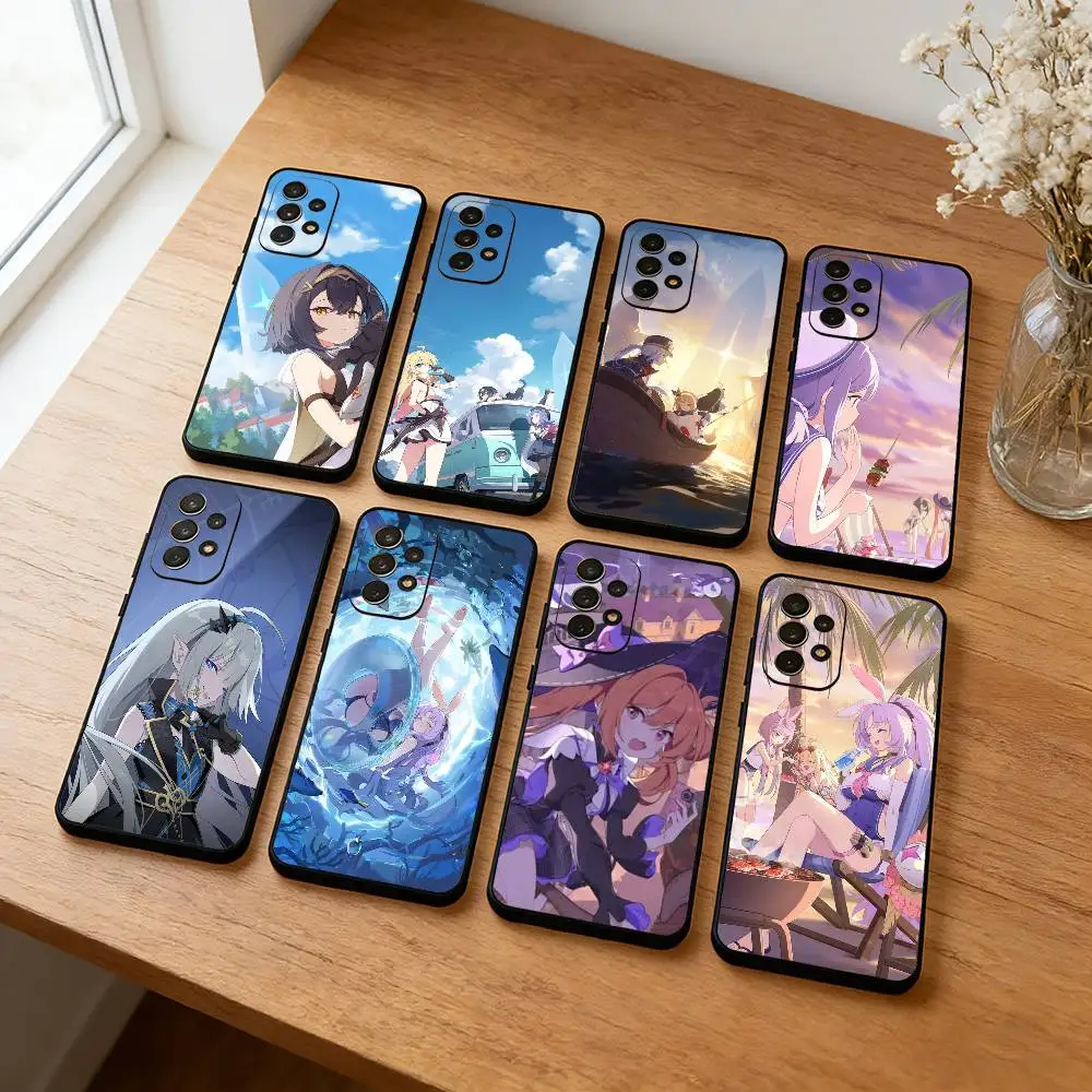 Stella Sora G-Game  Phone Case For Samsung S26,S25,S24,S23,S22,Plus, Soft Silicone Black Cover