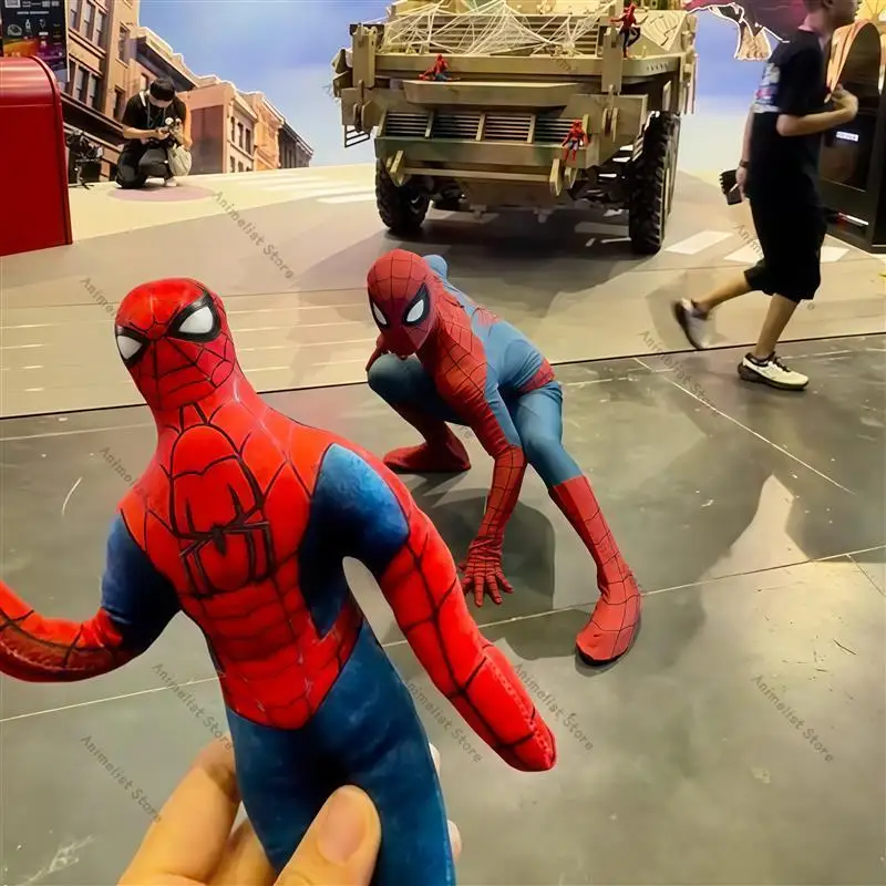 2026 Spider Man Brand New Day Prop Doll Plush Stuffed Figure Dolls Room Decoration Abstract Joint Mobility Props Gift