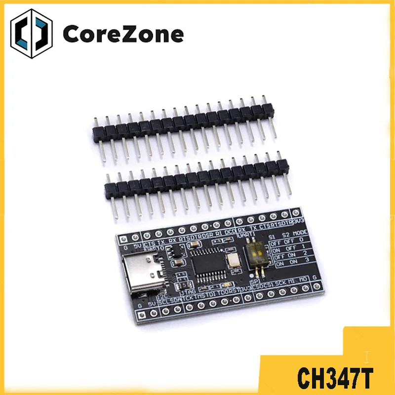 CH347T development board microcontroller module high-speed USB to UART I2C SPI JTAG GPIO