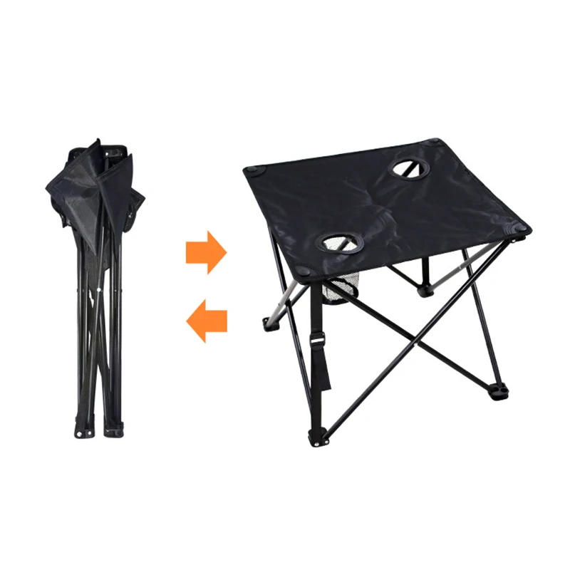 

Outdoor leisure camping chair with table set beach chair with cup set hole