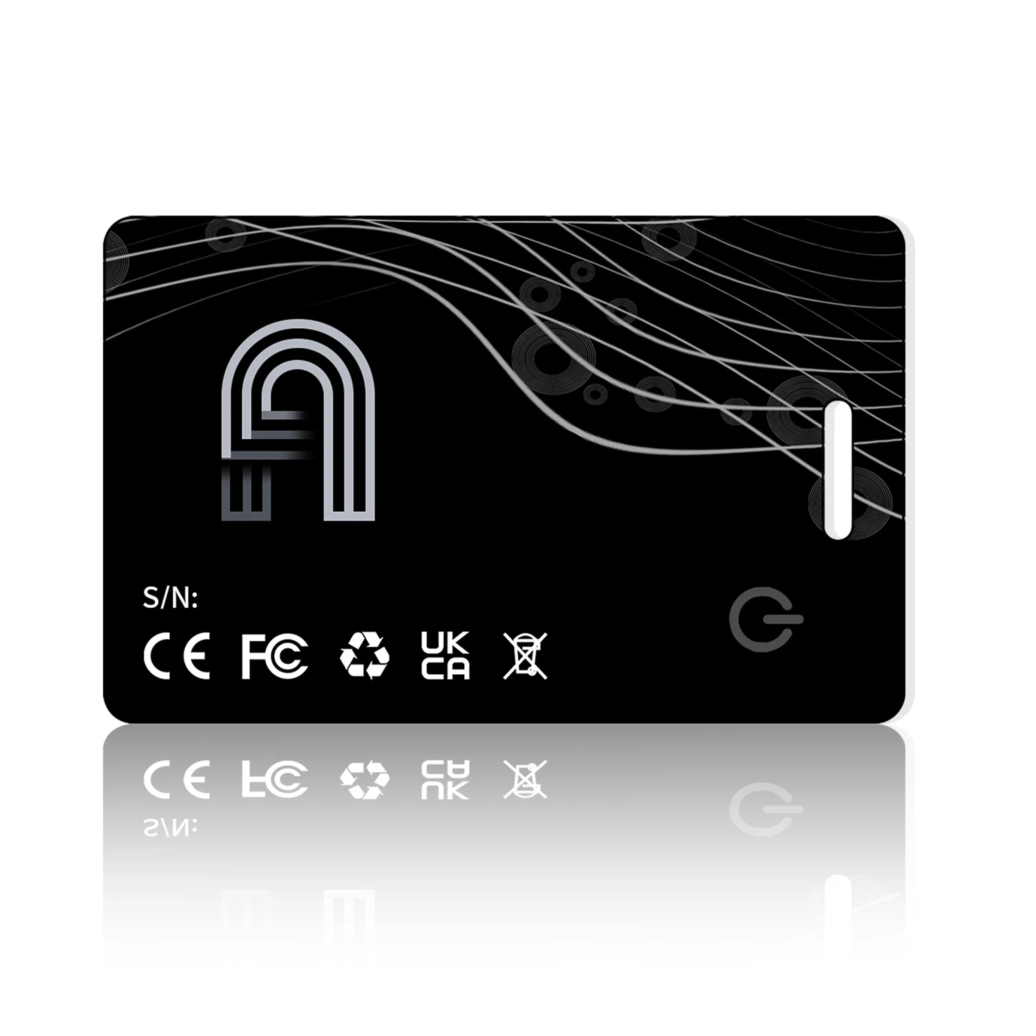 Ultra-thin Wireless Charging Wallet Card Bluetooth GPS Tracker Smart Tag Work with Apple Find My Location Wallet Finder for IOS view 6