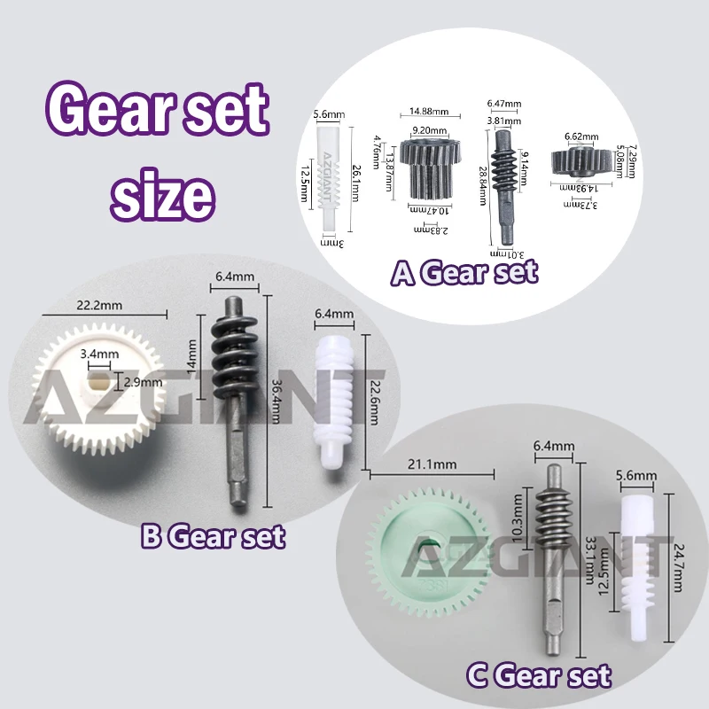 

AZGIANT For Toyota Corolla Sport iM Altis Car Rearview mirror folding motor inner 28/23/16T 42T 40Tgears sets wear resistant kit