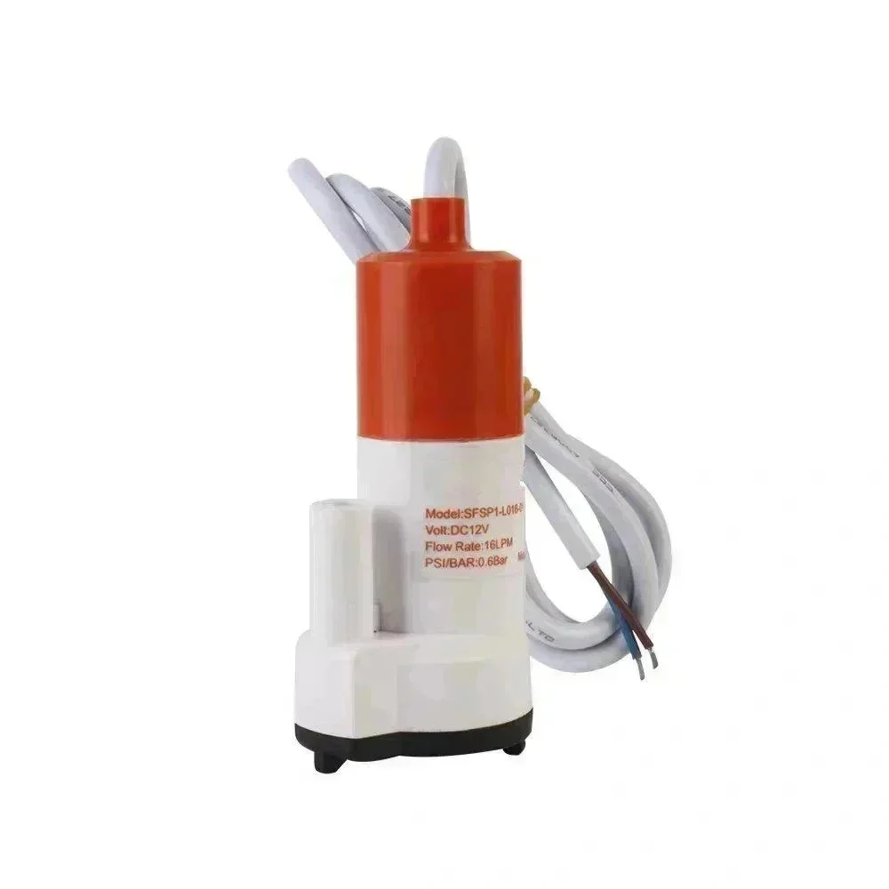 12V 12L/min 16L/min 6m High-lift Mini Submersible Pump Portable DC Electric RV Food Grade Small Water Pump