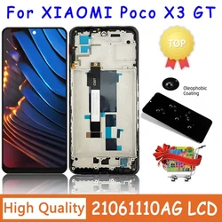 Alta qualidade para xiaomi poco x3 gt display lcd digitador da tela de toque para poco x3gt lcd peças reposição 21061110 Exibição AG