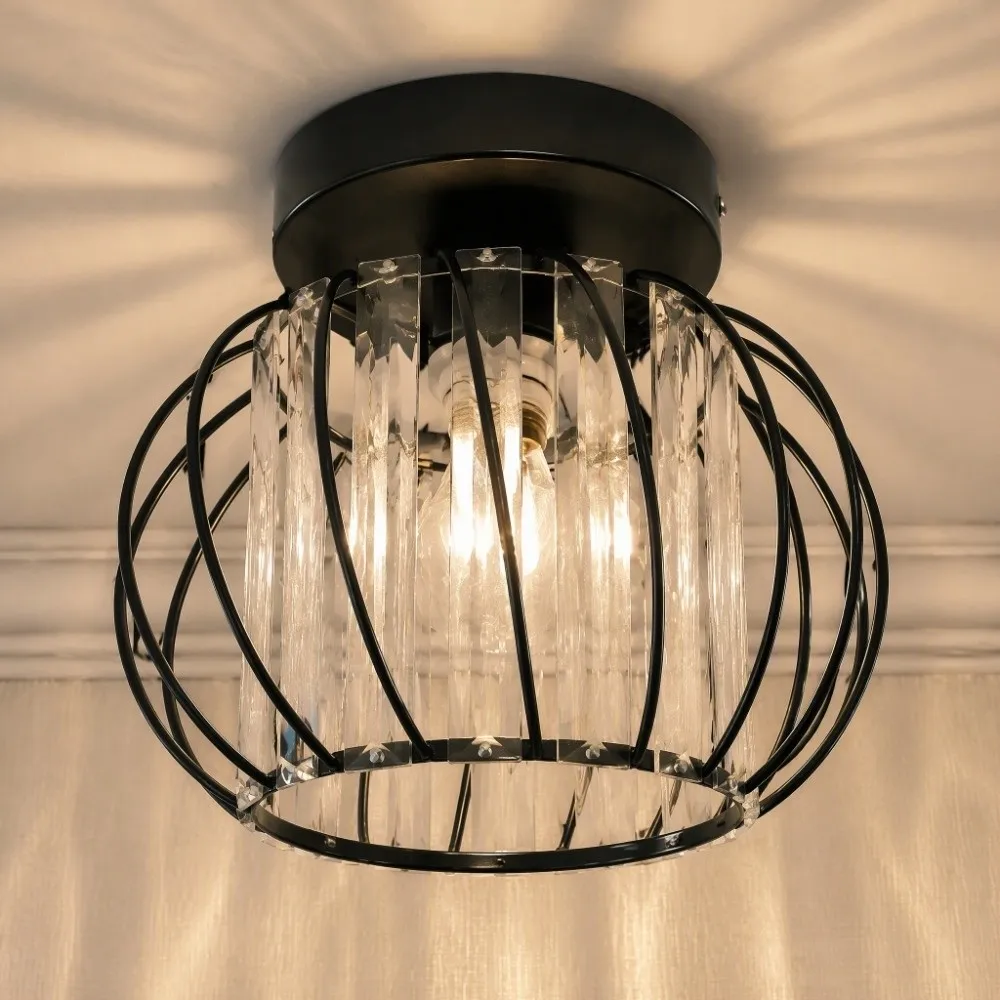 Luxury Luxury Crystal Crystal Ceiling Light Modern Minimalist Luxur Ceiling Light Channel Track Ceiling Lamp Home Foyer