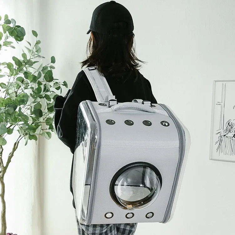 

For MoPet Cat Carrier Backpack Portable Large Capacity Dog and Cat Backpack Space Capsule Style
