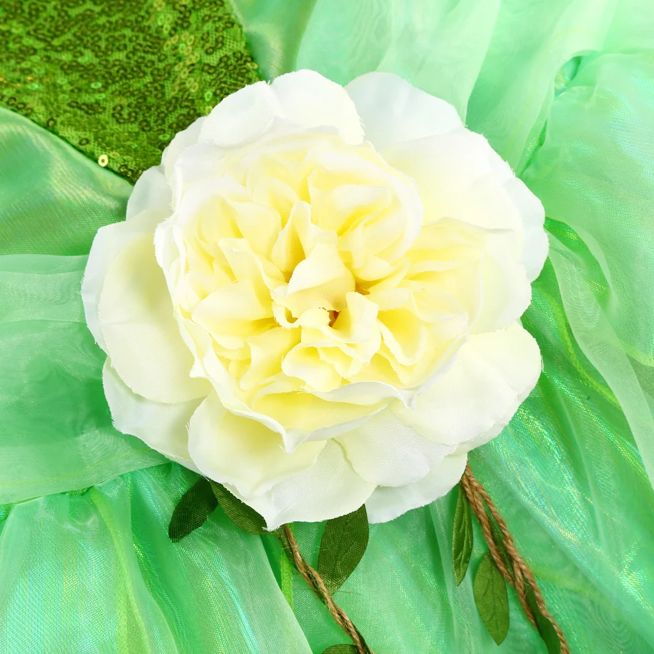 Vestido de Tinker Bell para niñas, disfraz de hada verde Purim, trajes de actuación en escenario para el Día de los niños, regalo sorpresa de cumpleaños para niños