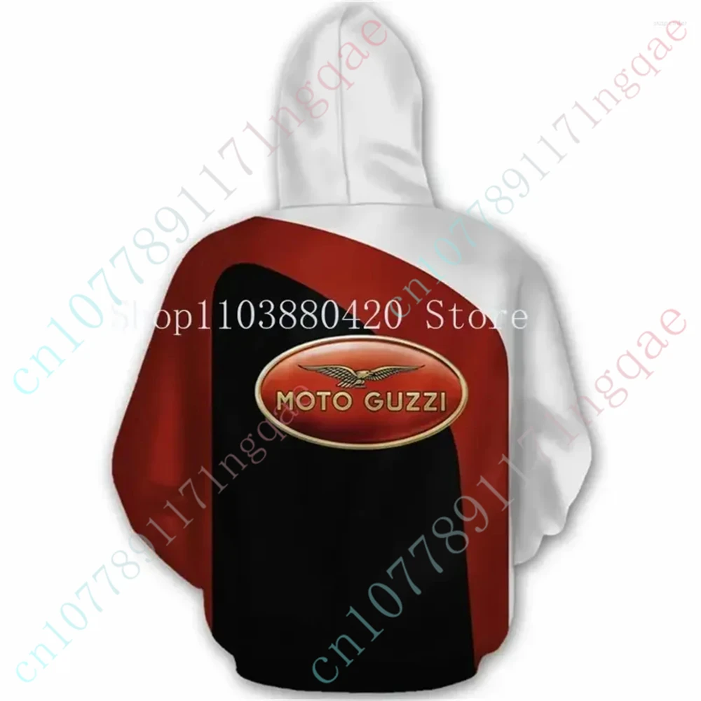 Moto Guzzi Clothing Anime Hoodies For Men Women Harajuku Pullover Top Unisex Sweatshirt Casual Oversize Zip Hoodies Custom Logo