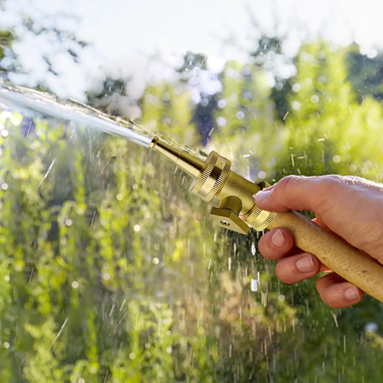 

Hose Protector Hose Nozzle Sprayer Sweeper, Water Hose Sprayer Nozzle Sweeper Nozzle for Driveway