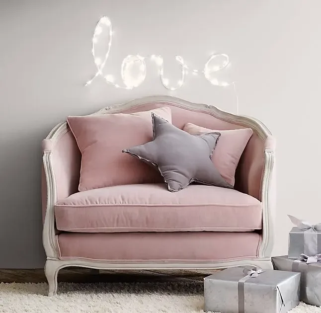 

Oak living room fabric cotton and linen casual European retro soft bag sofa chair