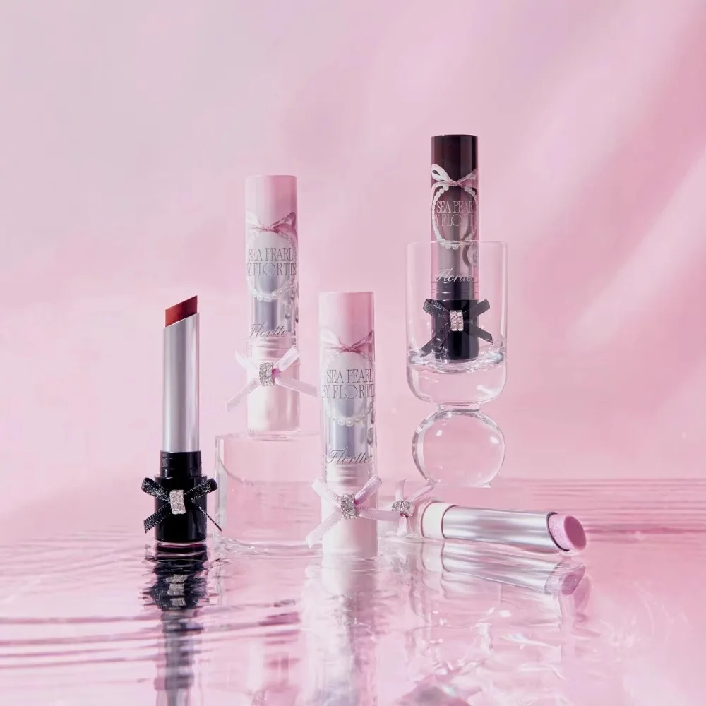 FLORTTE Glass Sea Series Solid Lip Gloss Water Gloss Mirror Lip Glaze