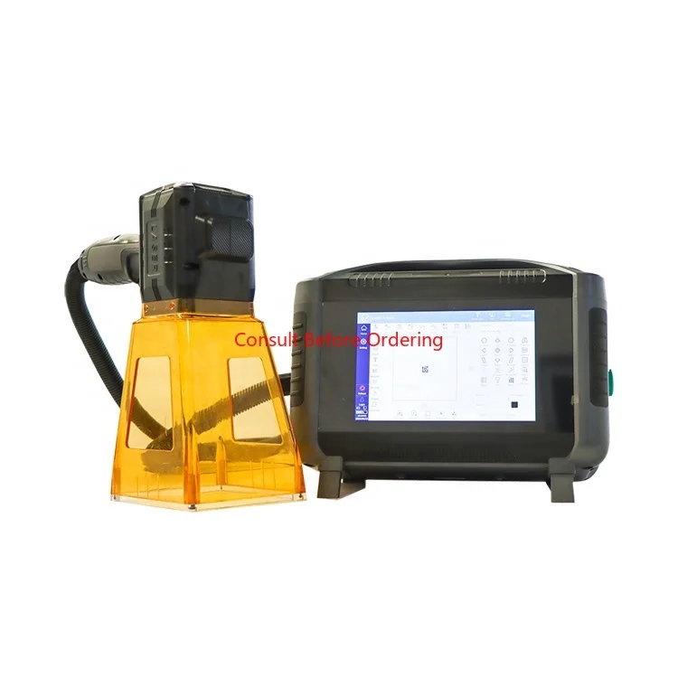 30W Mini Portable Handheld Fiber Marking Machine Engraving Machine For Metal Stainless