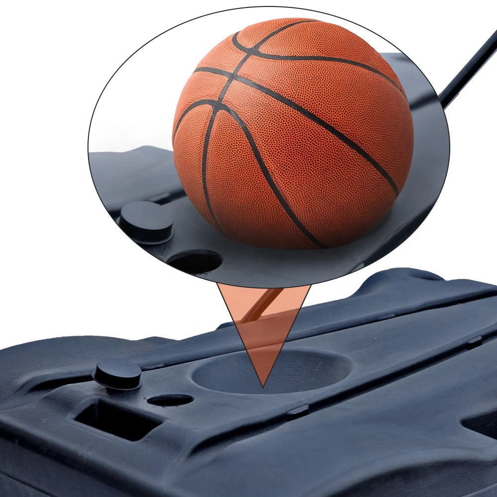 2025 Mini supporto professionale per canestro da basket mobile portatile da esterno regolabile da 10 piedi nel tabellone con anello da basket a terra