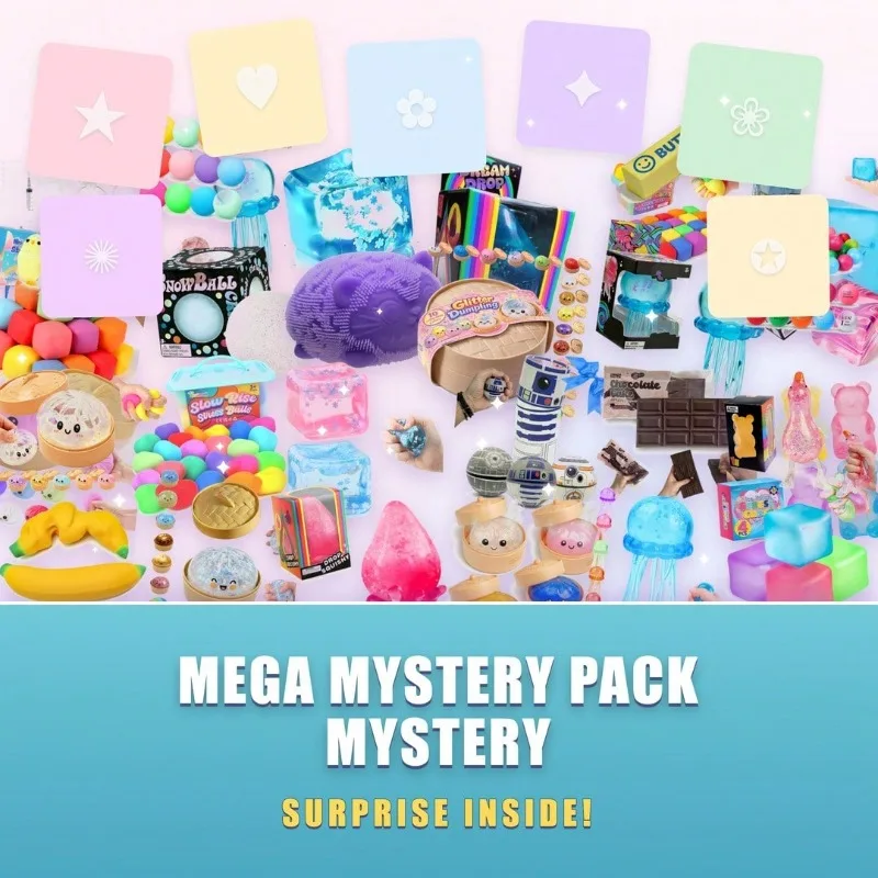 Squish Time Nee Doh Mystery Blind Box Random Squeeze Fidget Stress Relief Toy Cute Sensory Toy for All Ages - view 3
