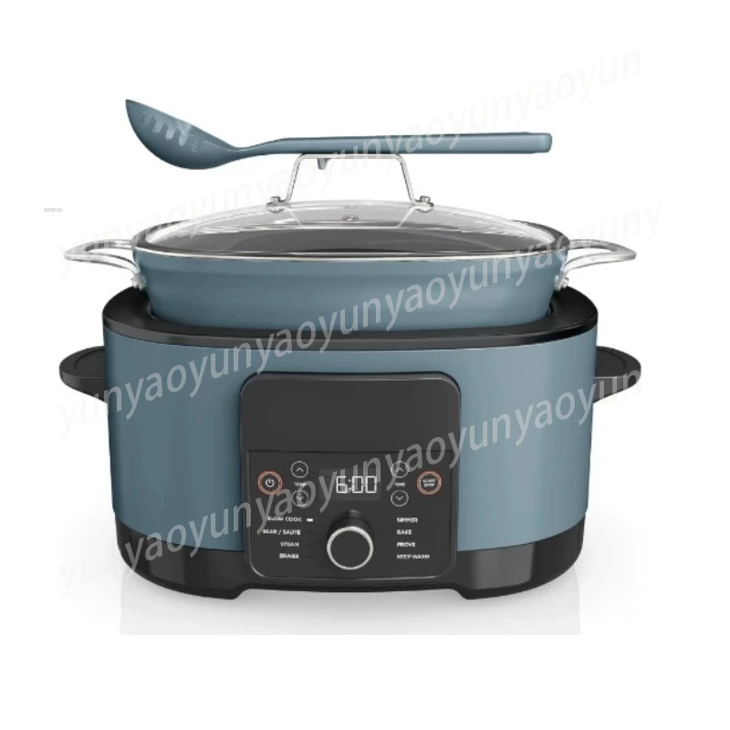 8L 8 In 1 Multifunctional Electric Pot Frying Grilling Slow Cooking Rice Cooker Home Kitchen Use