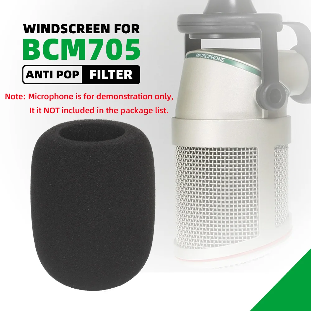 For BCM 705 BCM705 Mic Pop Filter Windscreen Microphone Sponge Windshield Broadcasting Windproof Foam Cover Mike Screen