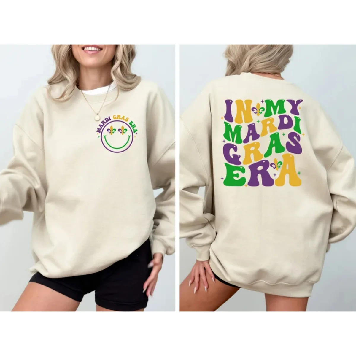 In My Mardi Gras Era Shirt Mardi Carnival Sweatshirt Fat Tuesday Pullover New Orleans Festival Carnival Lousiana Celebration Tee