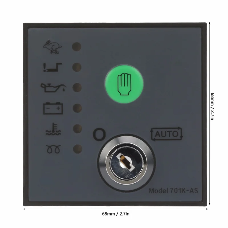 DSE701AS Generator Controller Automatic Start Module with Keys Generator Control Panel Self-Starting Accessories