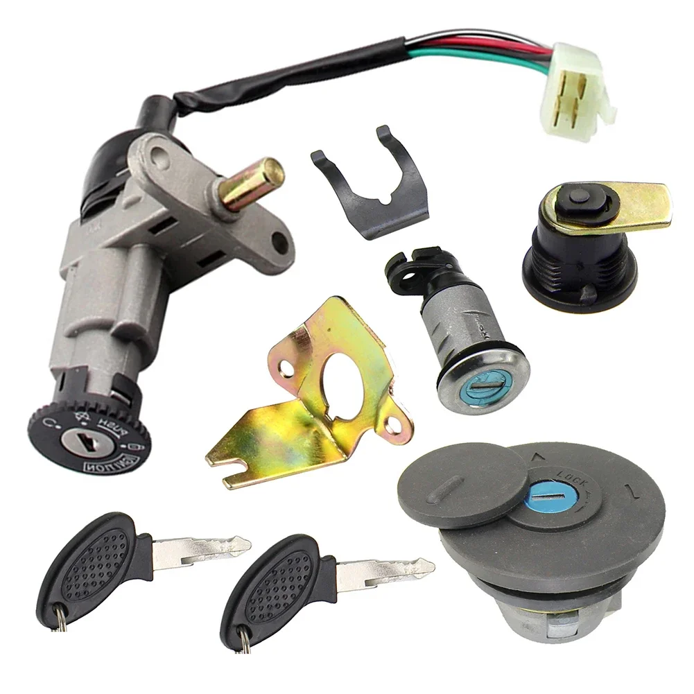 

For Motorcycle Full Car Lock Set Ignition Switch Lock Theft Protection Easy Installation Enhanced Security Perfect Fit