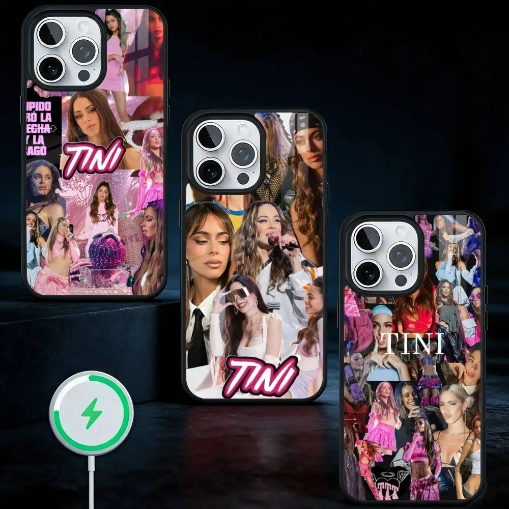 

Singer T-TINI M-Martina Stoessel Phone Case For iPhone17,16,15,14,13 Plus,Pro Max Magnetic For Magsafe Wireless Charging