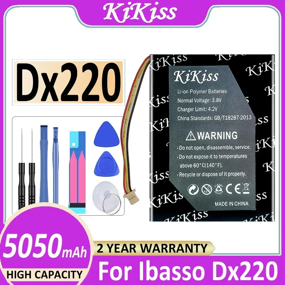 

Аккумулятор KiKiss 5050 мАч для проигрывателя Ibasso Dx220, новый литий-полимерный аккумулятор перезаряжаемый аккумулятор Pack, запасные батареи