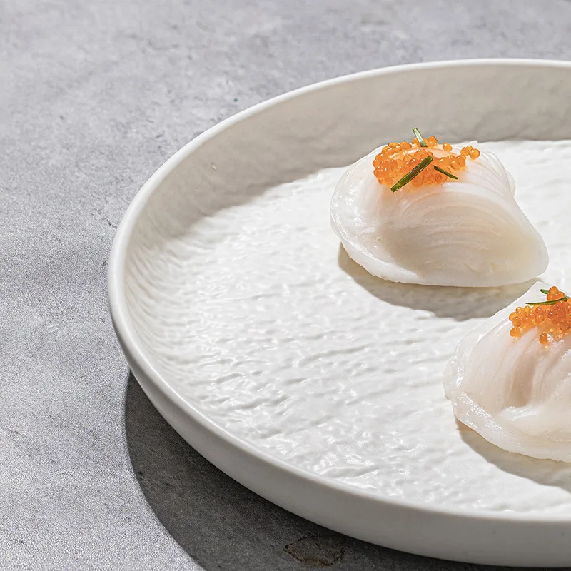 Японская тарелка для суши в стиле ретро с отделением для соуса Элегантный керамический поднос Фарфоровая тарелка для закусок для суши-соук