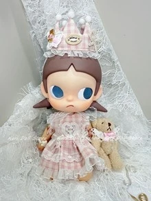 2026 Kari Store Handmade Dress Clothes for Zsiga 1l8 accessories Doll 8 points action figure Retro teddy bear puffy skirt set