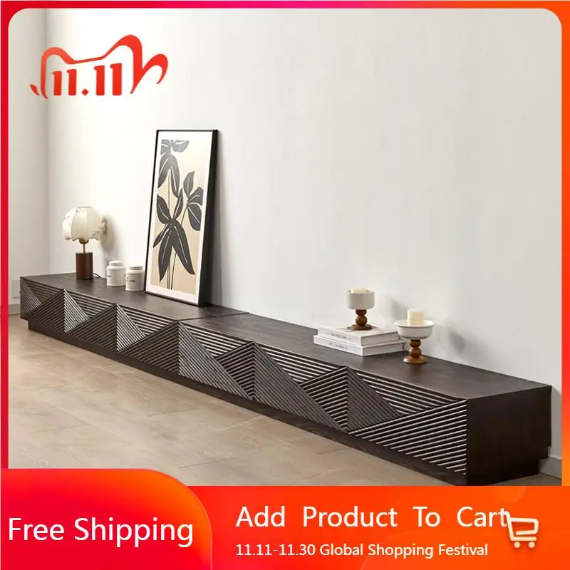 Modern Black Tv Stands Simple Industrial Light Luxury Designer Tv Table Creativity Unique Archivadores Chinese Style Furniture