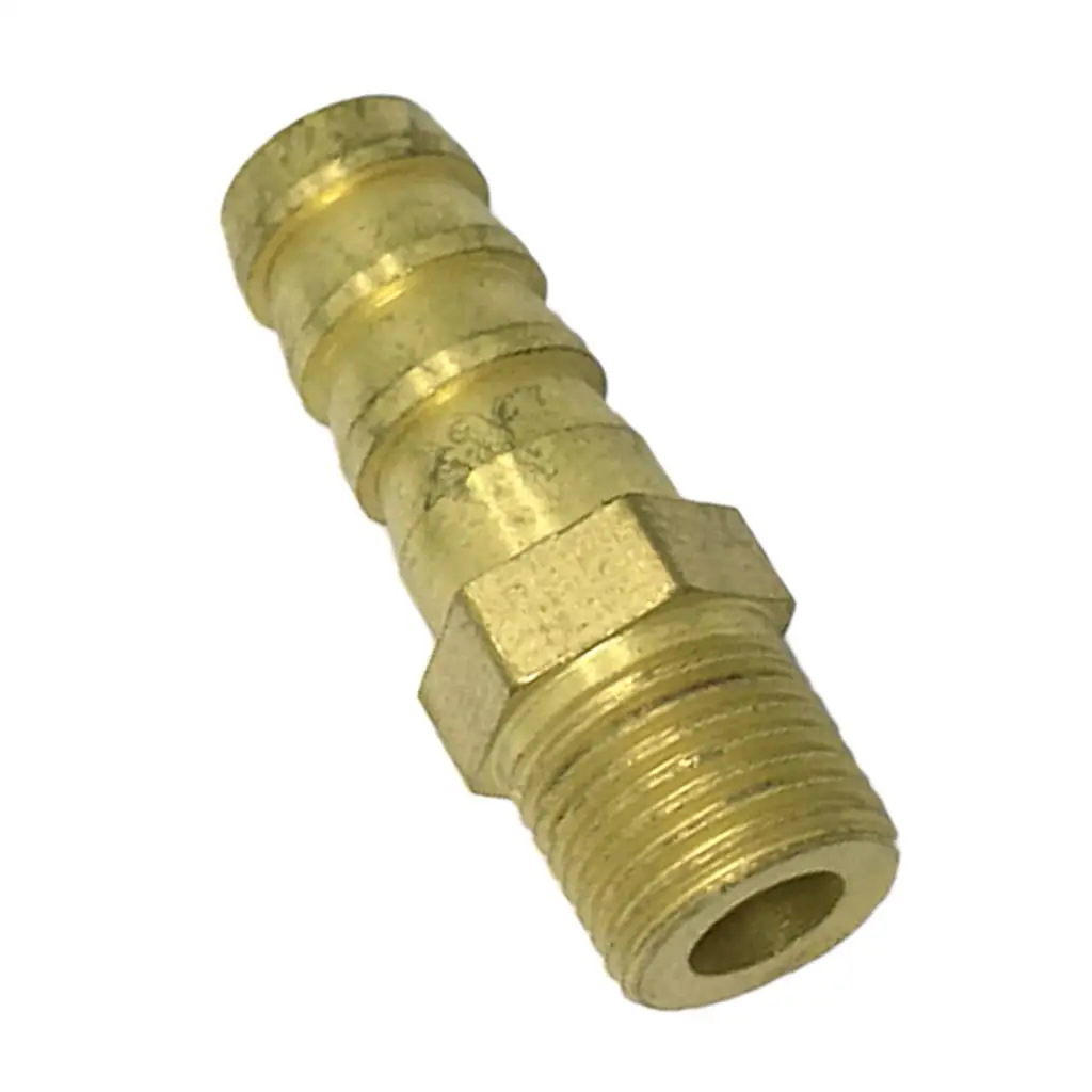 

2-6pack Brass Male Thread Hose Pipe Fitting, 1/8'' Male Pipe Connector Kit