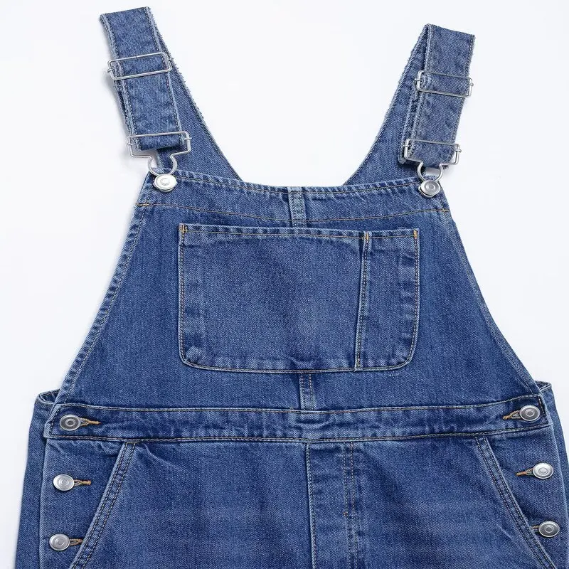 

Spring 2025 Women's Casual Long Denim Onesie Pants Versatile Spring Summer l Waist Long Trousers Faionable Rer