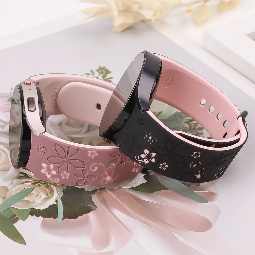 Engraved Silicone Band for Sam - Samsung Smartwatch Ultra Accessories 评论和价格