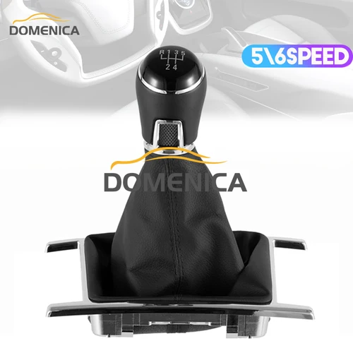 Imagen 2 del producto Nuevo perilla de palanca de cambios de coche para Volkswagen VW Amarok 2010-2022 palanca Manual de 5/6 velocidades con piezas de maletero de cuero accesorios para automóviles