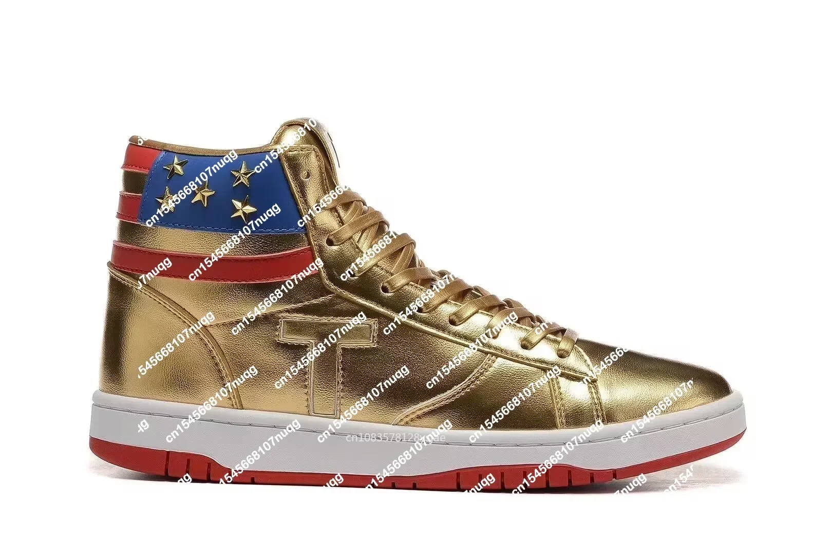 Gold Trump Shoes 2024 MAGA Never Surrender Shoe Sneaker Basketball Mens Womens Casual Boots Road Shoe Big Size 47