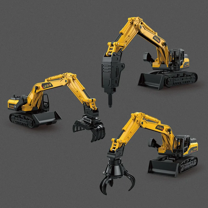 

RC Excavator 1:20 Remote Control Truck Vehicle Stone Grabber Demolition Machine Wood Grabber Model Sliding Children's Christmas