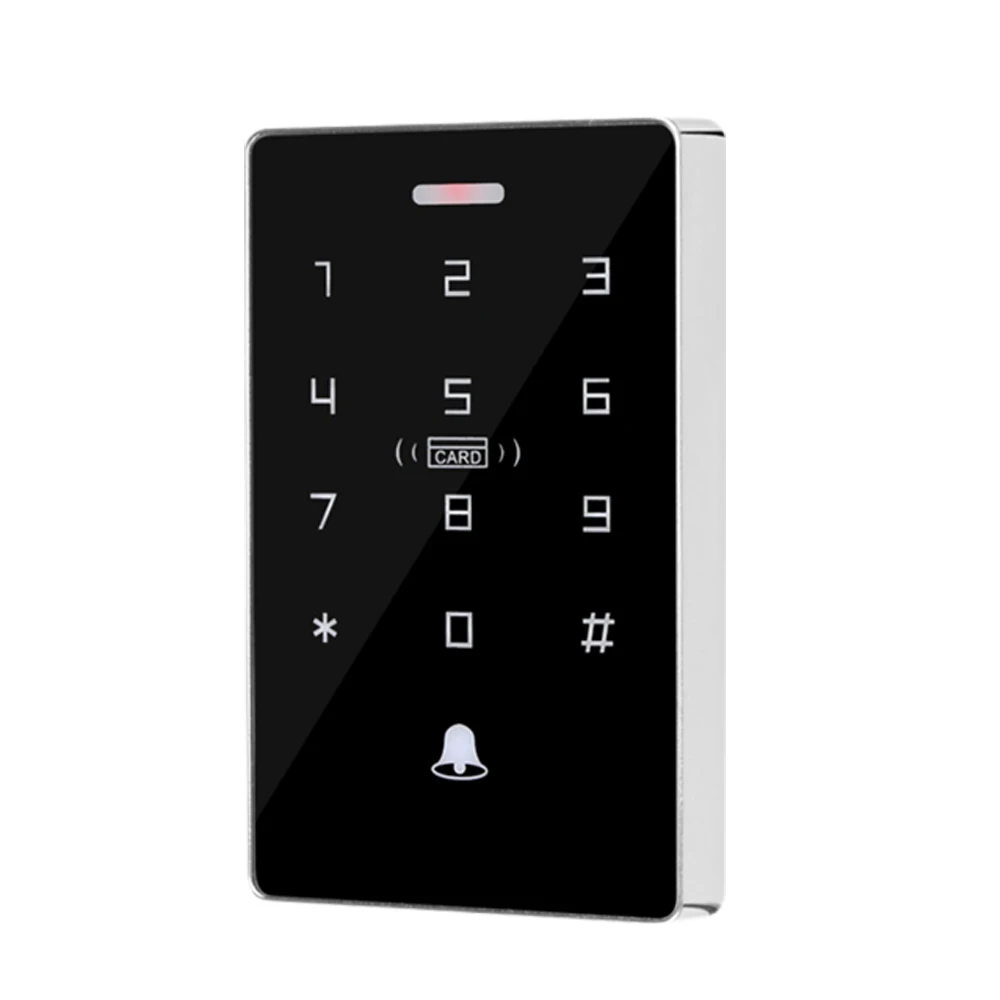 Backlight 125Khz 13.56Mhz Dual frequency RFID Access Control Card Reader Standalone Keypad 1600 User 10key