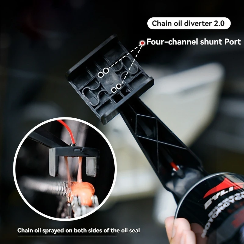 

Motorcycle Chain Oiler Oil Separator Splash Guard Chain Oil Cleaner For Lubricating Bicycles And Maintenance Tools