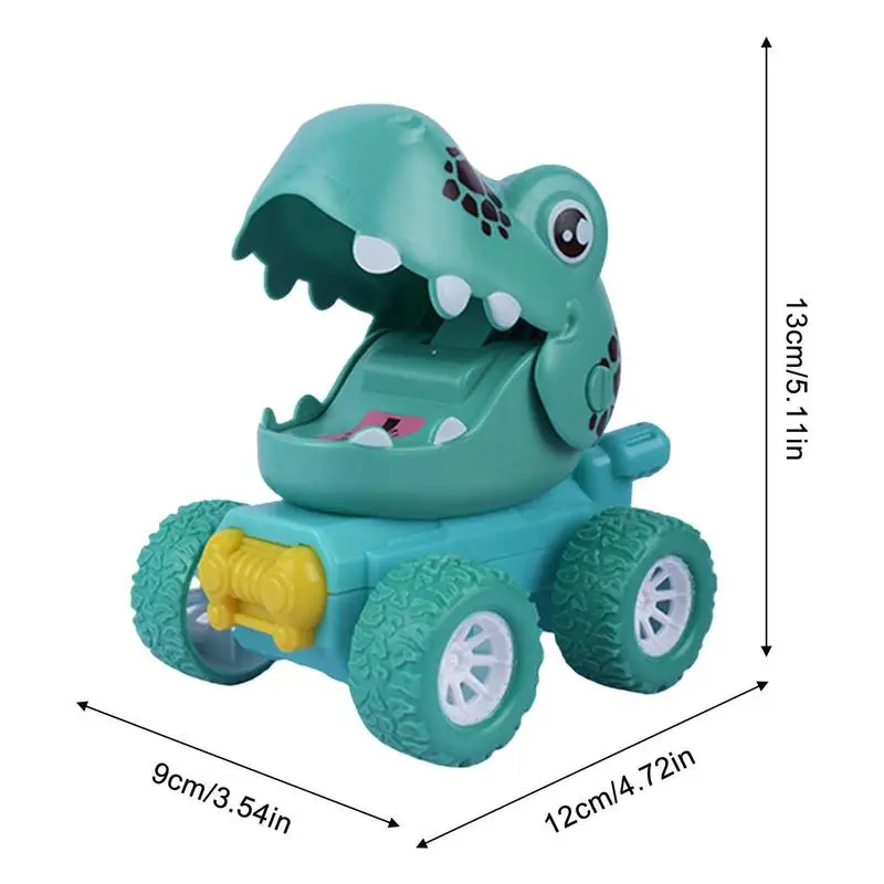 어린이 공룡 장난감 자동차, 풀백 공룡 자동차, 관성 오프로드 차량, 소년 공룡 장난감 자동차, 유아 아기용