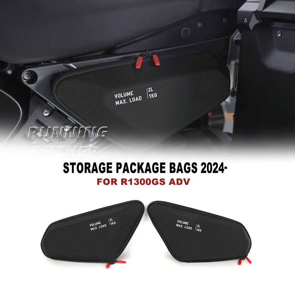 

2024 2025 New For BMW R1300GS Adventure R 1300 GSA R1300 GS ADV Motorcycle Side Frame Bag Storage Package Bags Waterproof Bag