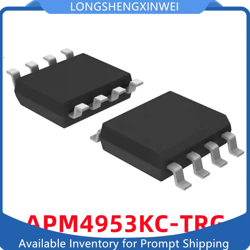 1PCS  APM4953KC-TRG Patch SOP-8 NEW Silkscreen 49534.9A 30V Dual P-channel MOS FET